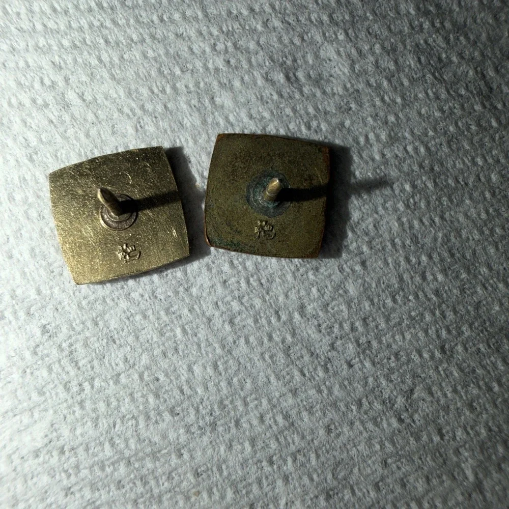 Vintage Soviet-era Litton Industries Brass Lapel/Hat Pins Lot of 2